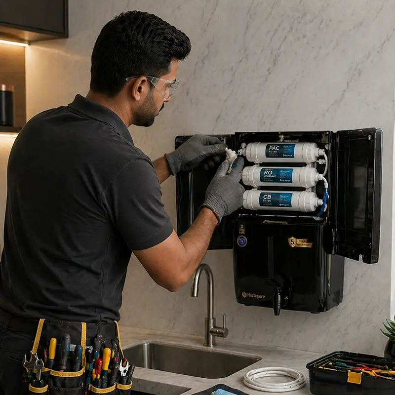 RO repair and installation service by technician in Delhi NCR